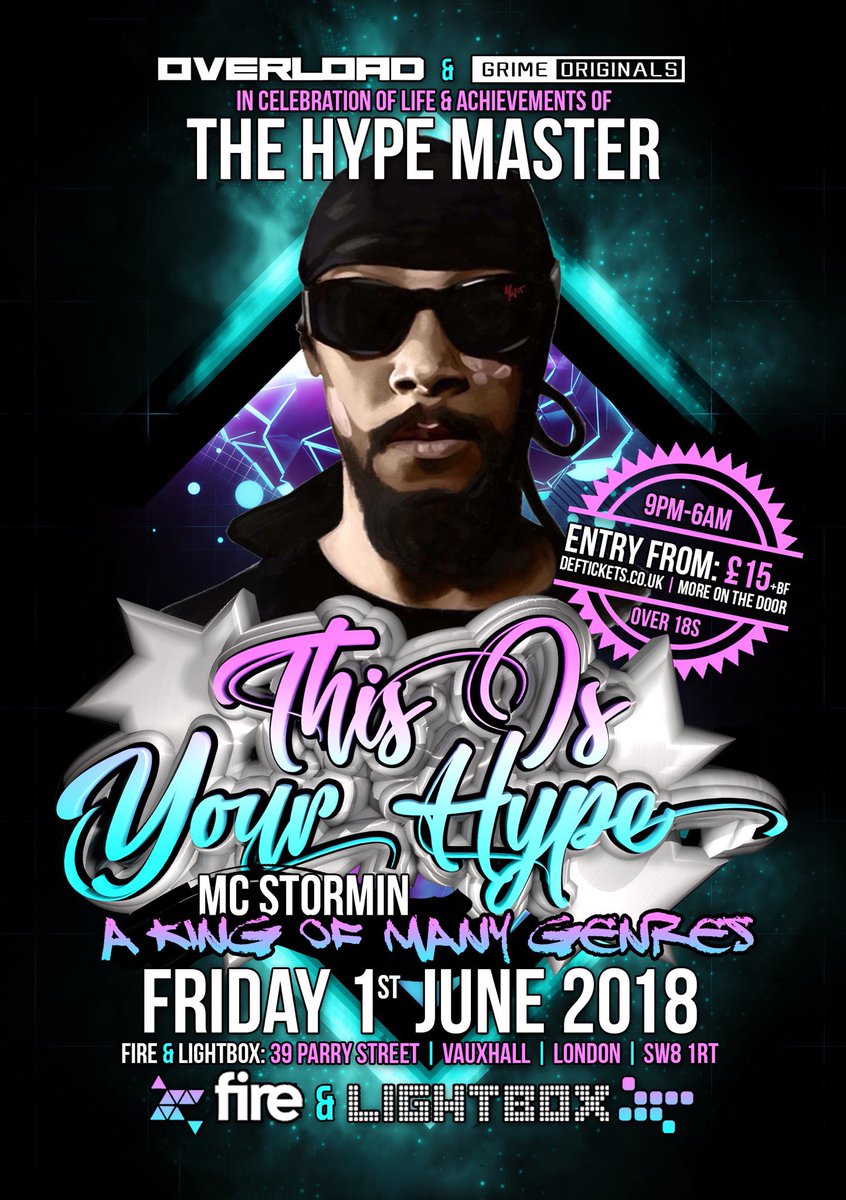 Don’t forget!!!!

We are all coming together to celebrate the life of our brother on 1st June, this will be a special night where all proceeds will be given to Stormin’s family ❤️