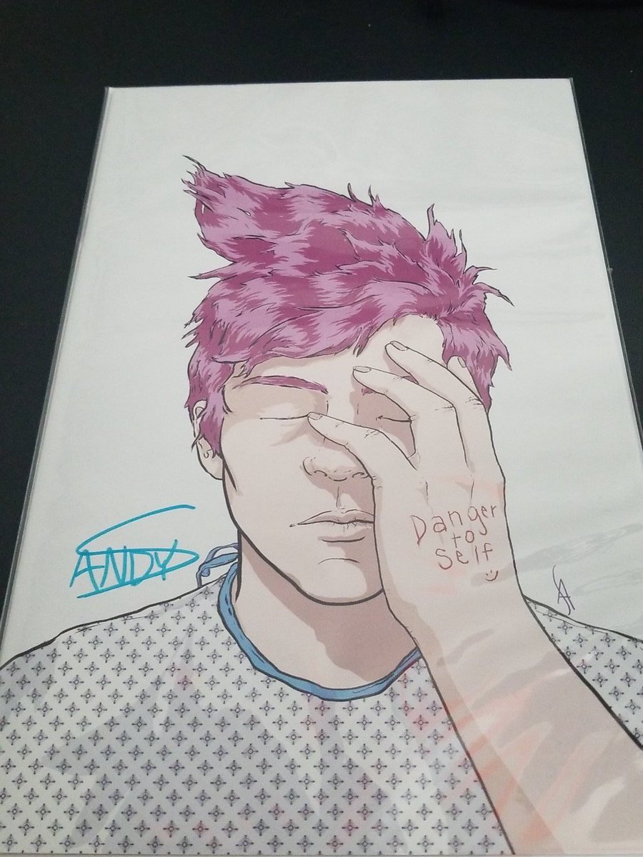FOC_Podcast's tweet photo. Check out an awesome comic called Danger To Self by @AndyWryly probably my favorite souvenir from #WasatchComicCon was this book! https://t.co/TXuMAxBqpK