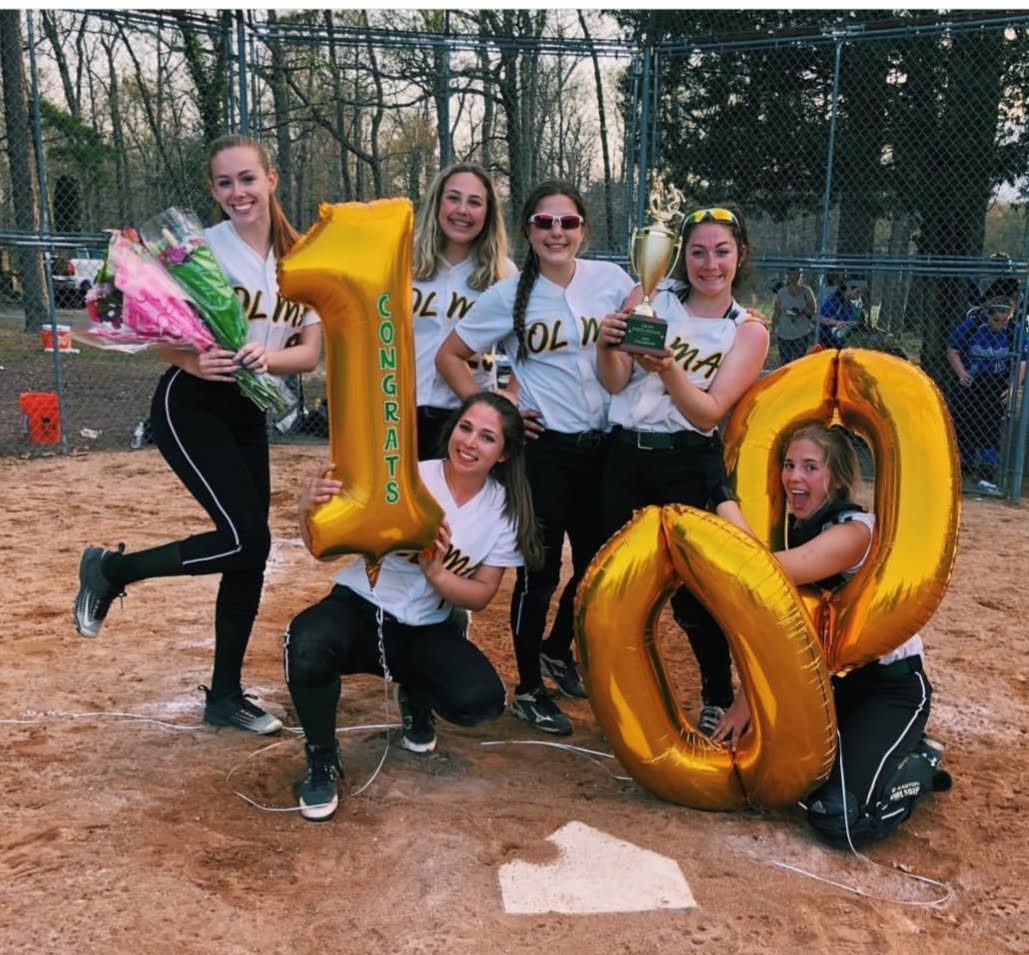 OLMA_NJ's tweet photo. Congratulations to Morgan Hagerty on securing her 100th career hit and 500th career strikeout -- all in one day!  Great job to @OlmaSoftball on the tournament win! @OLMAathletics https://t.co/ggh38sS55P