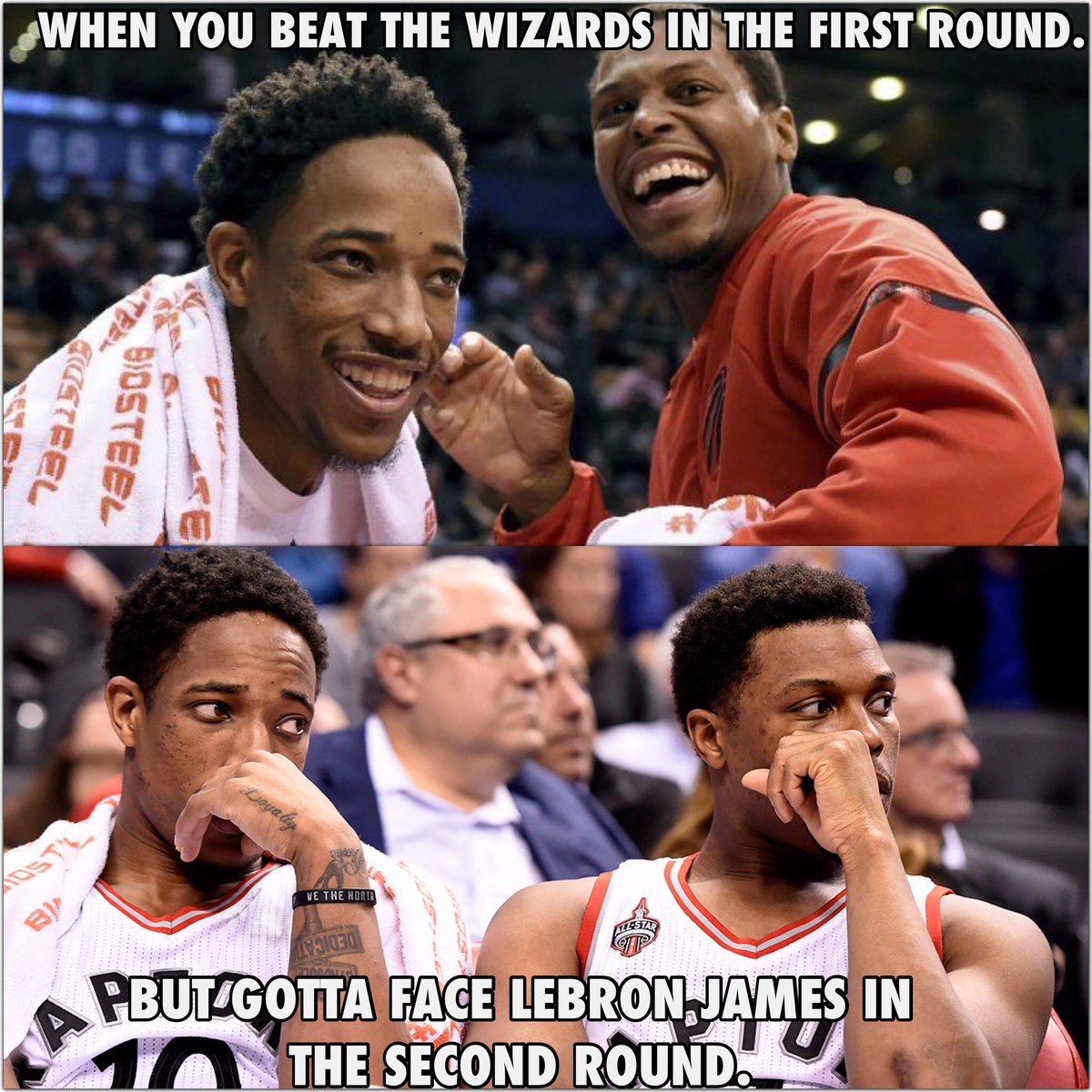 SportsTunnel's tweet photo. It won't be easy for the Dinos #Cavs #Raptors #nbaplayoffs https://t.co/dAQSLQmTjv