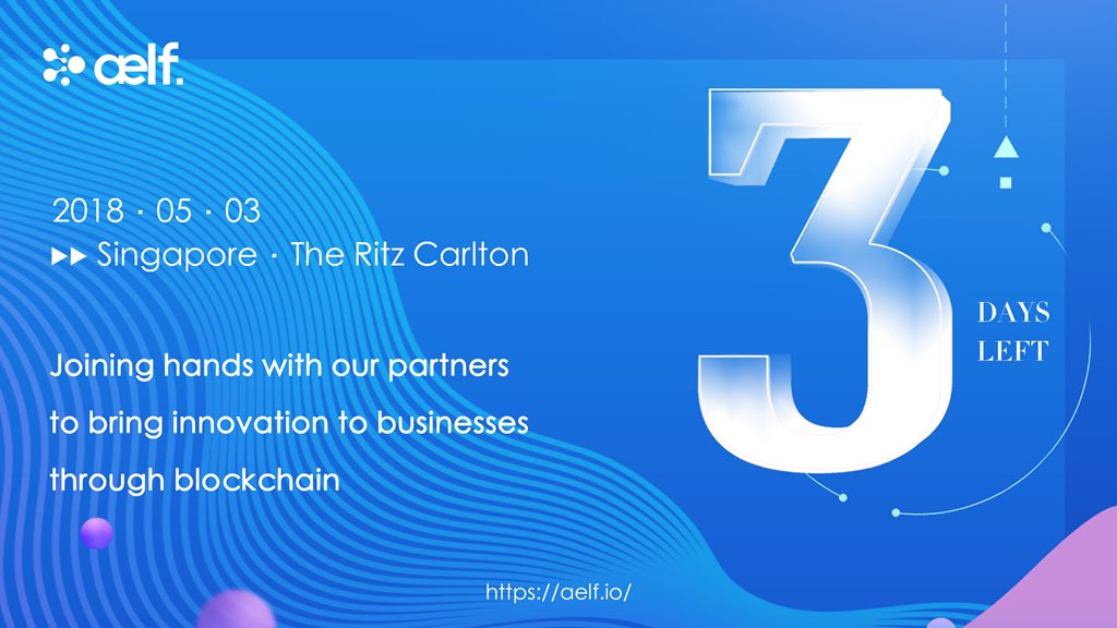 aelfblockchain's tweet image. #3DaysLeft
