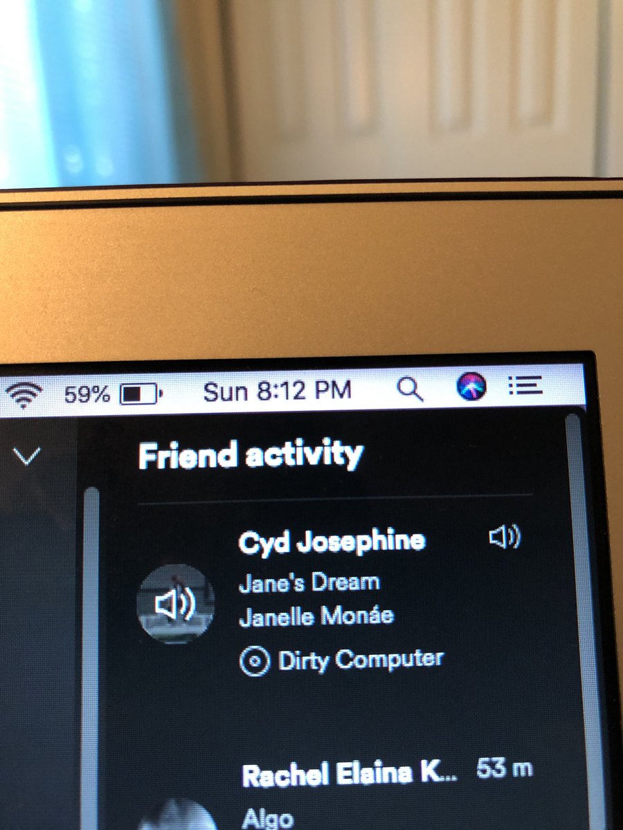 blkgrlpoet's tweet image. When @Spotify lets you creep on the homies during #DirtyComputerStreamingParty! 😂🤣 #DirtyComputer. @definitelycyd