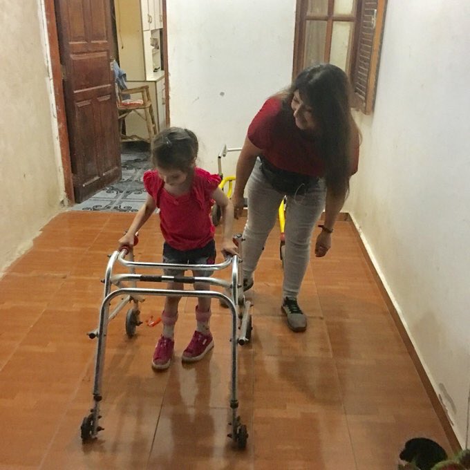 FlavioCharo's tweet photo. Cuando el estado mira hacia otro lado, ahí estamos nosotros haciendo #JusticiaSocial. Hoy @InesRicci visito Entre Ríos y Chaco para realizar entregas de andadores y sillas de ruedas que mejorarán la calidad de vida de estas niñas. La solidaridad no sabe de distancias. https://t.co/p1l4e4bHkL