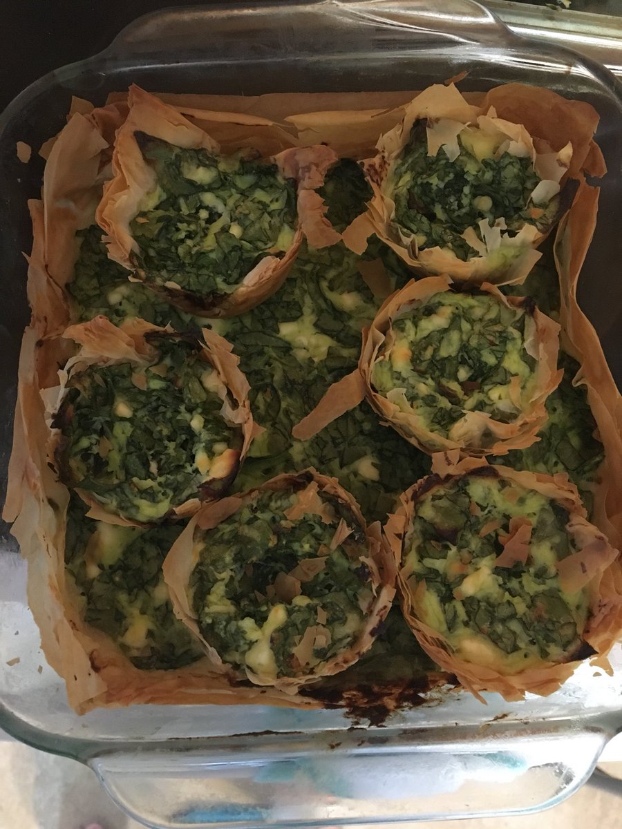 thathikerchic's tweet photo. My cooking adventures for the day. Meal prep for breakfast and lunch. All are really tasty! Coconut chicken, Chicken and Veggie Frittata, and Greek Spinach and Cheese Tarts #CookingWithJess https://t.co/LRhlsRmQHy