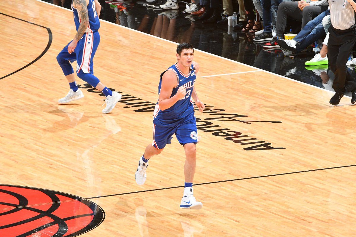 BleacherReport's tweet photo. Ersan Ilyasova wasn't impressed with the Heat crowd in Round 1: "When we were in Miami ... the gym was half-empty.” https://t.co/sbNRfeSoST https://t.co/p76rVVHrLp