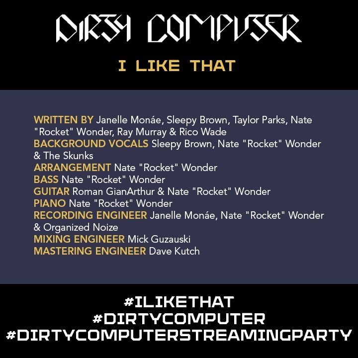 s_aintszn's tweet image. @sleepybrownatl &amp;amp; @N8Wonder with them bgvs!!!!!!!!!!
#ILikeThat #DirtyComputerStreamingParty #DirtyComputer
open.spotify.com/track/2EznBGrl…