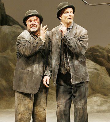 Parlights's tweet photo. Today in Theatre History, 2009  Bill Irwin and Nathan Lane co-star in the Roundabout Theatre Company's Broadway revival of Samuel Beckett's Waiting for Godot. #TiTH https://t.co/35EaP8l5YF