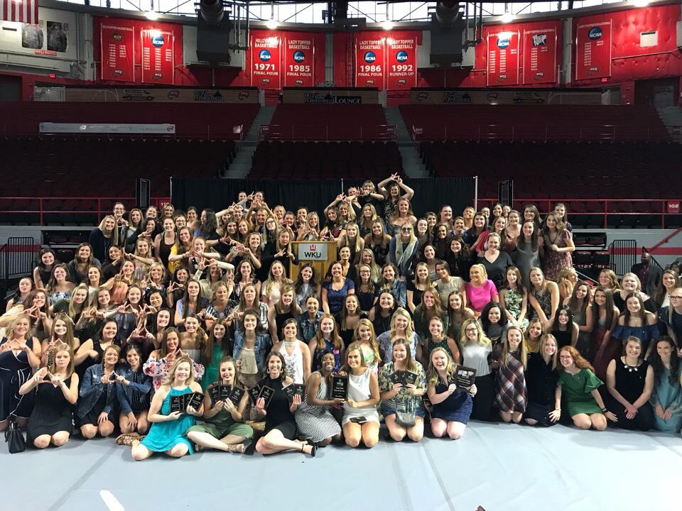 WKUKD's tweet photo. Here’s to 31 Greek Week wins!!!💚 We are so proud of our chapter for all the hard work as well as all the other amazing Greek organizations!! https://t.co/E4J5R6Lb8o