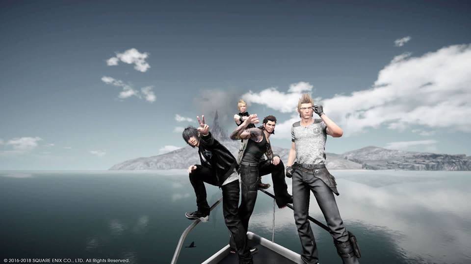 I would like to end FFXV story as chocobros together...  I mean... 'chocobros' together. 😍

source: afacetomeetthefaces

#FFXV #FF15 #Noctis #Ignis #Gladio #Prompto #Chocobros