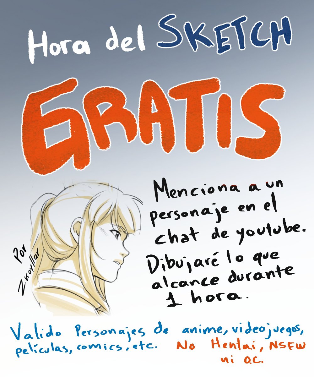 Zkoyllar On Twitter Hour Of The Free Sketch Write A