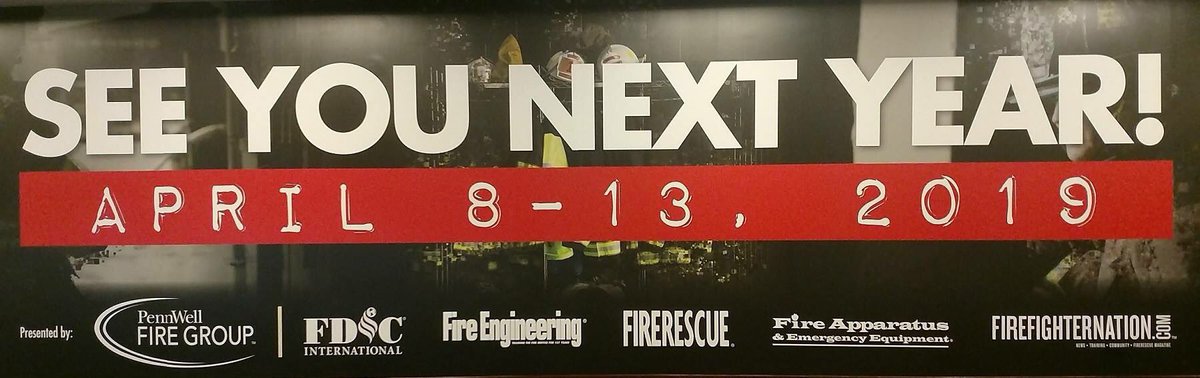 dcline11's tweet photo. @FDIC 2018 is in the books and if you were not there here is what you need to do.  Start now planning to attend #FDIC2019.  You will not want to miss the next Super Bowl of fire conference!@fireengineering @BobbyHalton @Commandsafety @ErichRoden https://t.co/zOOfbYeVUh