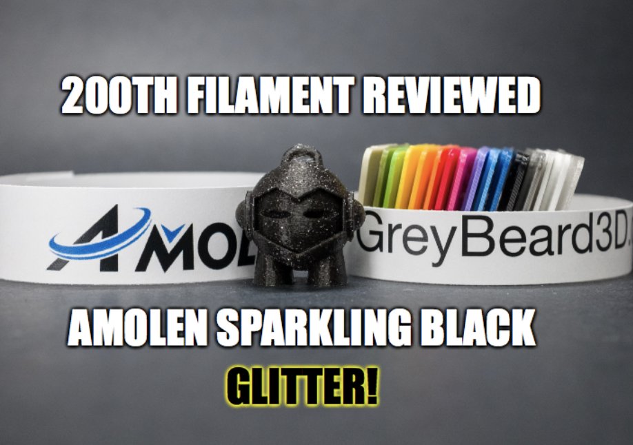 GreyBeard_3D's tweet photo. I finally hit 200 filaments reviewed with 39 Brands including @Proto_pasta, @ColorFabb, @Fillamentum, @MakerBoxMe, @dangdang1021, #mamorubot, #pushplastic, @3DSolutech, @AIORobotics, @esun3dfilament. New goal... 250 by the end of May! https://t.co/DyBXwLGLZU