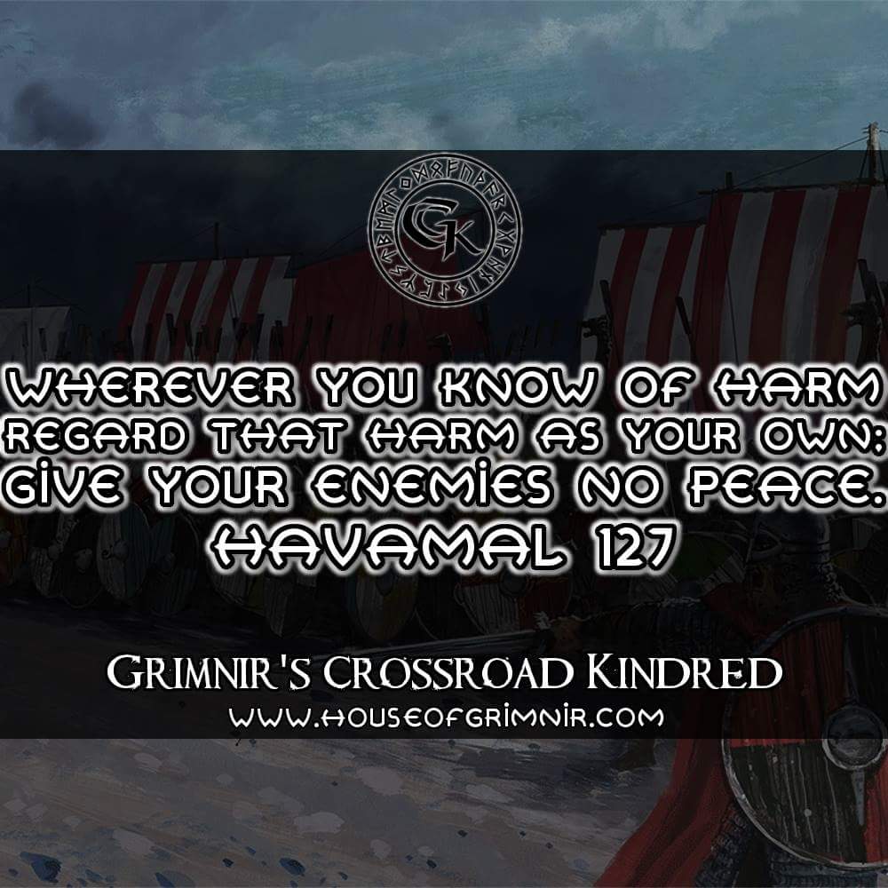 GC_Kindred's tweet photo. #asatru #heathen #pagan #norse #norsepagan #havamal #havamal127 #shieldwall #d127 https://t.co/m5PsfhUGWr
