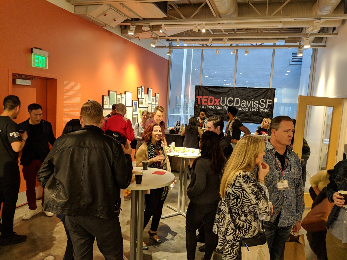 TEDxUCDavisSF's tweet photo. The #2018Movement event was a huge success! Thank you to our sponsors and speakers, all 13 "movements" were amazing and the audience had a great time!! #TEDxUCDavisSF https://t.co/XUDbzyVhXX