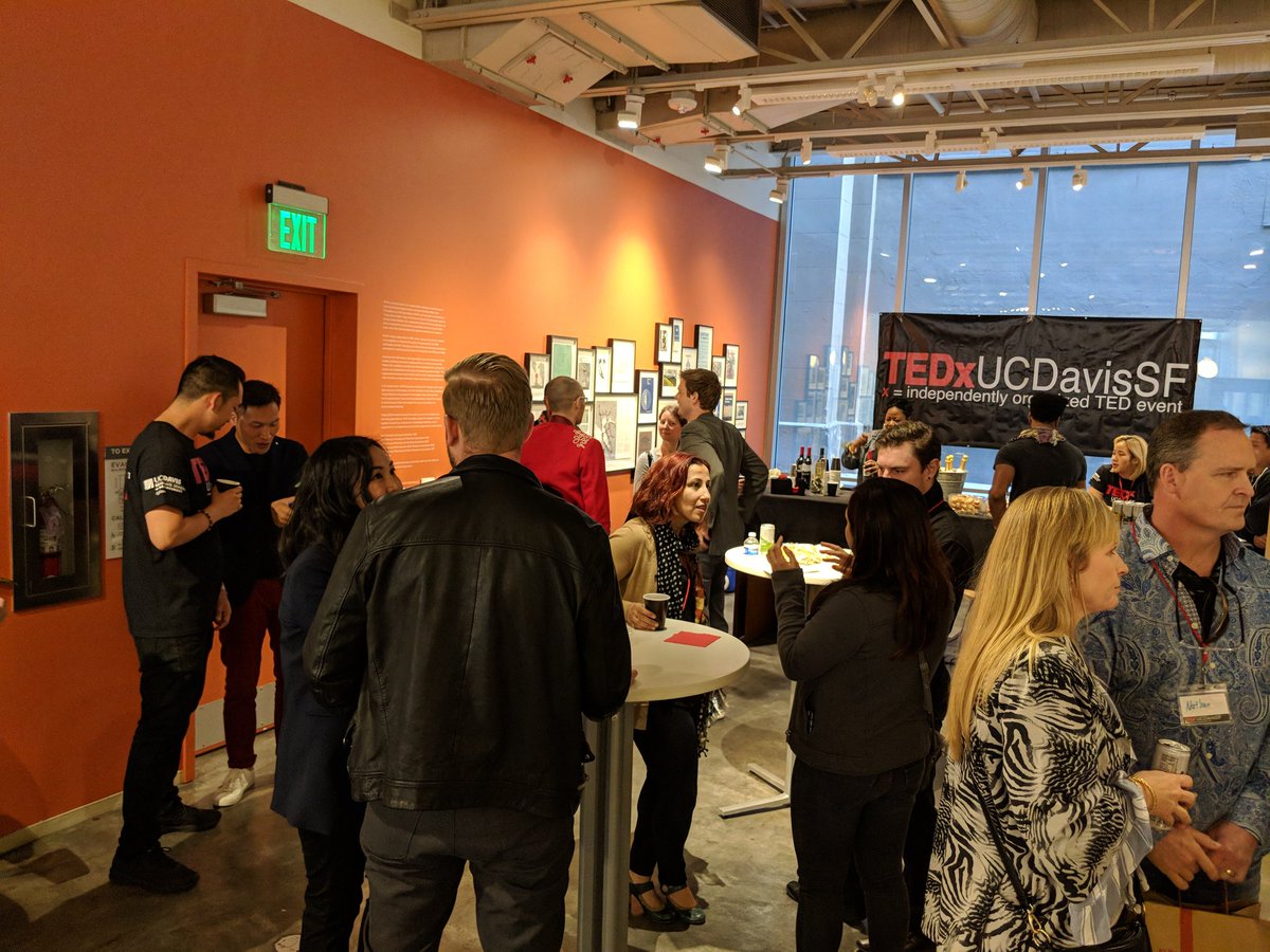 TEDxUCDavisSF's tweet photo. The #2018Movement event was a huge success! Thank you to our sponsors and speakers, all 13 "movements" were amazing and the audience had a great time!! #TEDxUCDavisSF https://t.co/XUDbzyVhXX