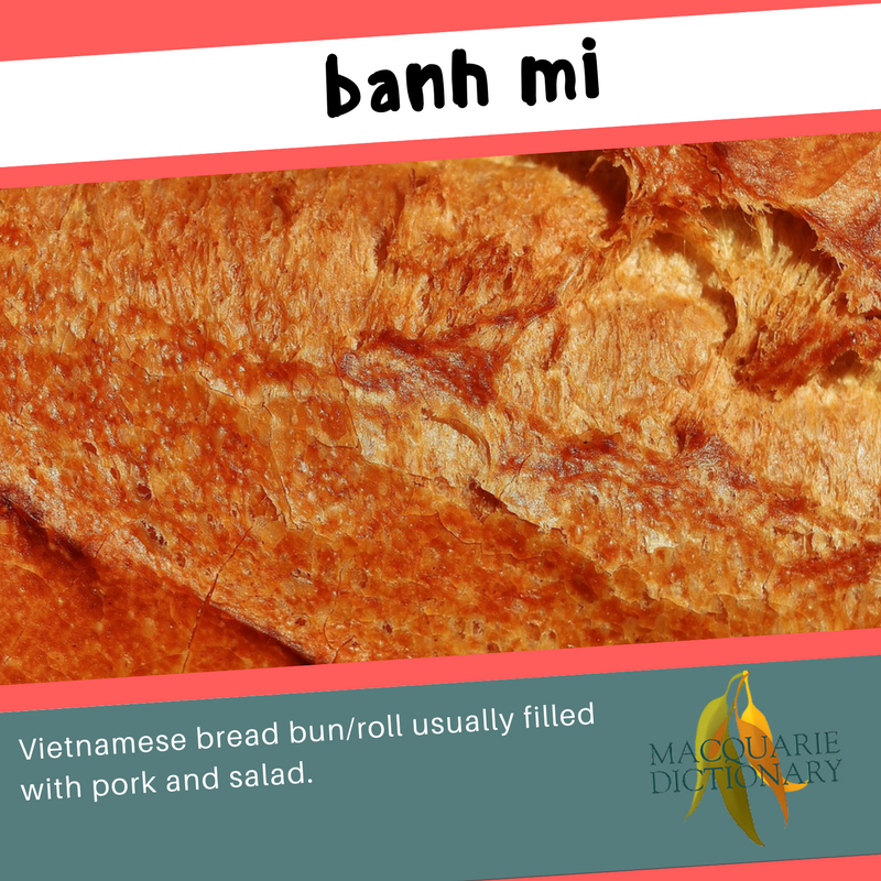 MacqDictionary's tweet image. It's about time the humble banh mi went into the dictionary, don't you think? #Vietnameseroll #banhmi #breadroll ow.ly/oE9b30jhrrY