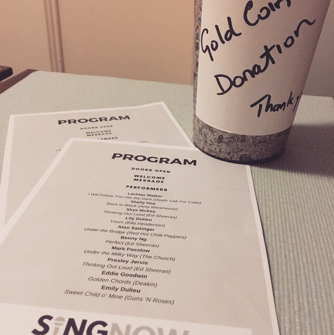 SingNowStudio's tweet photo. Our first ever student showcase was a success! Great turnout. Next one in June! #singing #SingingLessons #SingingCover #Manly https://t.co/pzQCNwqrrB