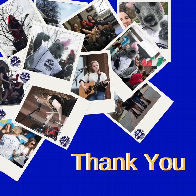 WGSU's tweet photo. A big thank you from Genny and all of us at WGSU, helped make Friday’s #GennyFest such a big success! Special thanks to @JknifeStiletto @allisonleah_ @cassunygeneseo @SUNY @Geneseo_UPD, all the foodtruck vendors, Mother Nature and all of you, WGSU listeners and fans! https://t.co/twijL3k1cE