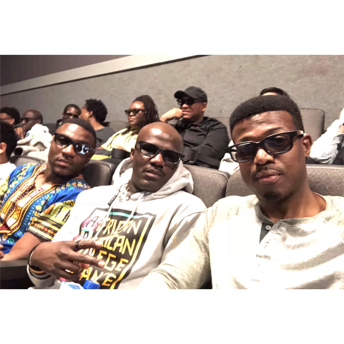 Mrcolgatesmil3's tweet photo. Great time with my brothers from another mother https://t.co/TdMoGtvhBZ  #avangersinfinitywar #melaninpoppin #colegatesmile #Harlem #WakandaForever https://t.co/jk0vsC4DQX