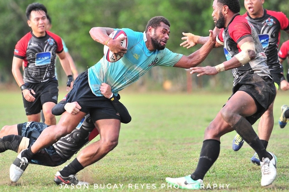 jasonbugayreyes's tweet photo. Clash of the two titans! #SabahOSCAWarriors vs #kksharks at the final Cup for the #kkra 2018 #Rugby yesterday #passionforrugby https://t.co/8lItgqvFZS