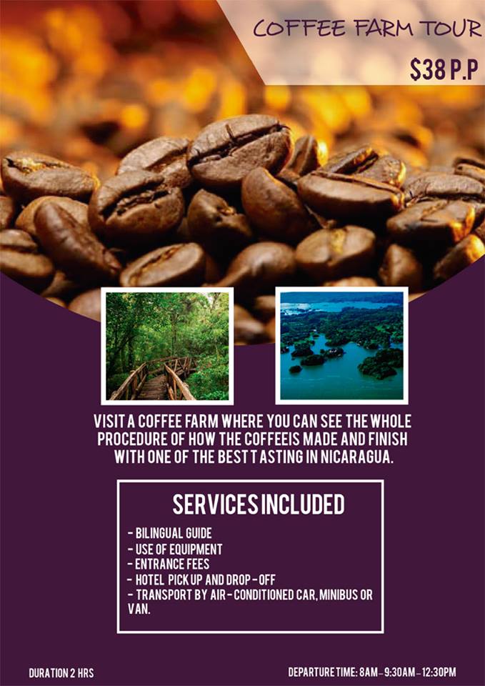 HCConsulado's tweet photo. Coffee Farm Tour ☕☕☕, la experiencia perfecta para descubrir todo el proceso de cómo se produce el café terminando con una de las mejores degustaciones de Nicaragua!
☎️+505 2552 2709 ⌨️ info@hconsulado.com
#ExperienceNicaragua #SingleTours https://t.co/Px72upf9XQ