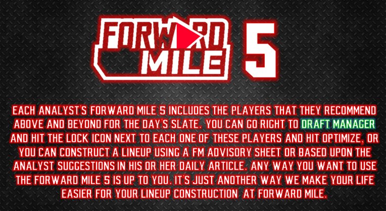 ForwardMile's tweet photo. 🚨TOMORROW🚨
The all-new @ForwardMile #KeyThree Debuts!
🔥Advice Article
🔥FM Advisory Sheet
🔥FM 5
Plus one-on-one advice from an analyst that is an expert with the platform of your choosing!
All for only $4.00! https://t.co/TQU1p0DW3H