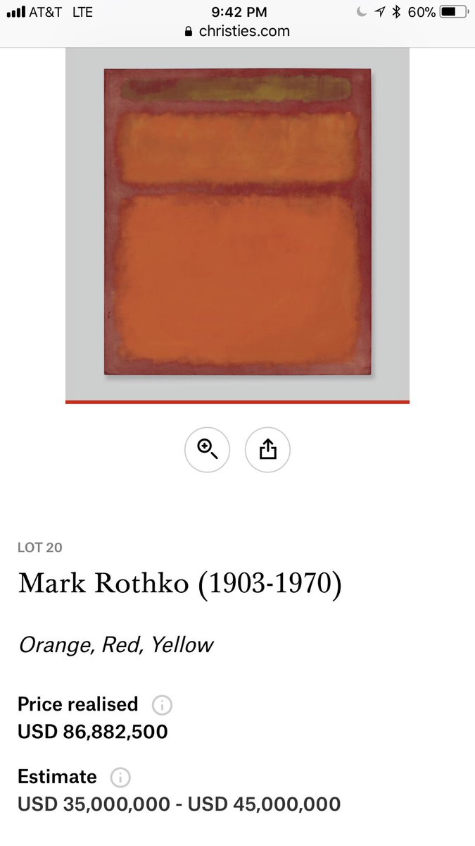 FRESCO_NETWORK's tweet photo. If you buy a Mark Rothko poster at $20 from MOMA, that is essentially one unlimited edition of the original artwork. Because of the unlimited supply, it makes your poster $20, not $86 million.

FRES Edition is the Prints &amp; Multiples for the digital era.

https://t.co/XduG81Ez7E https://t.co/R2okvT95T7
