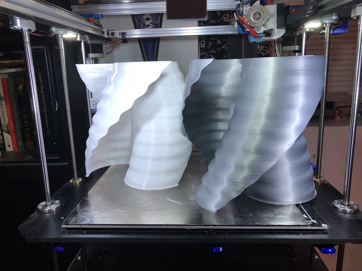MCHRISP1's tweet photo. And now there’s two double helix windmill turbine thingies! https://t.co/FSGswWSgvi