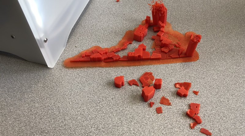 mathgrrl's tweet image. What can motivated @JMU students new to 3D printing accomplish in a semester? Our UNST 390 students designed and 3D printed tactile floor plans, geographical maps, election representations, and masks for breaking iPhone X facial recognition! @jmulibraries geekhaus.com/3Dworld/