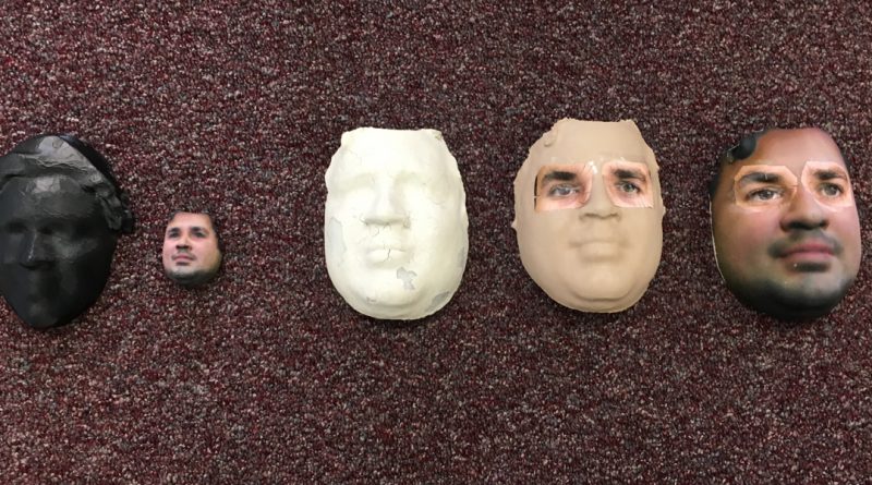 mathgrrl's tweet image. What can motivated @JMU students new to 3D printing accomplish in a semester? Our UNST 390 students designed and 3D printed tactile floor plans, geographical maps, election representations, and masks for breaking iPhone X facial recognition! @jmulibraries geekhaus.com/3Dworld/