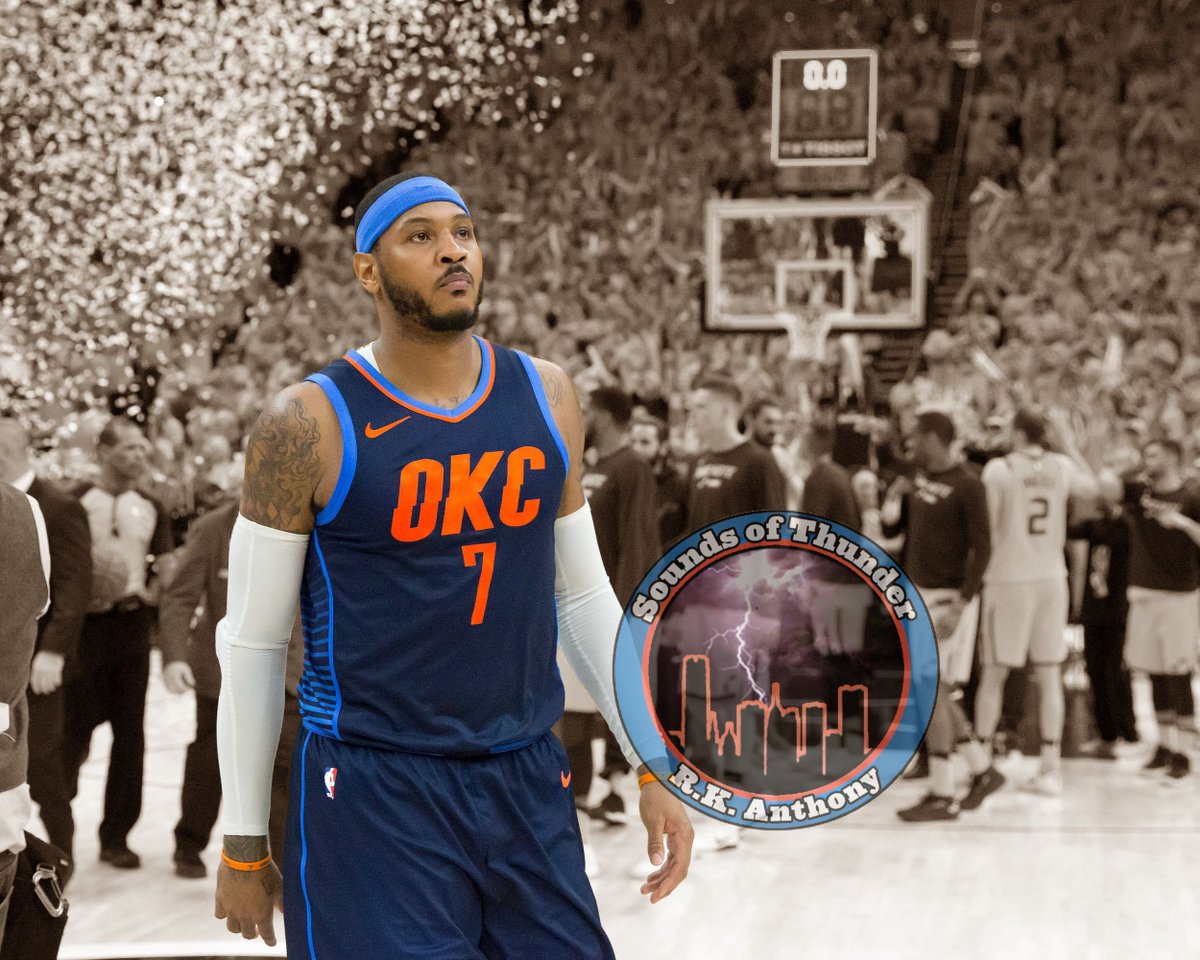 RKAnthonyWTLC's tweet photo. Sounds of Thunder: Oklahoma City Thunder has a "Melo" problem. https://t.co/B62QKXQR0D https://t.co/Ez9ShkfXQK