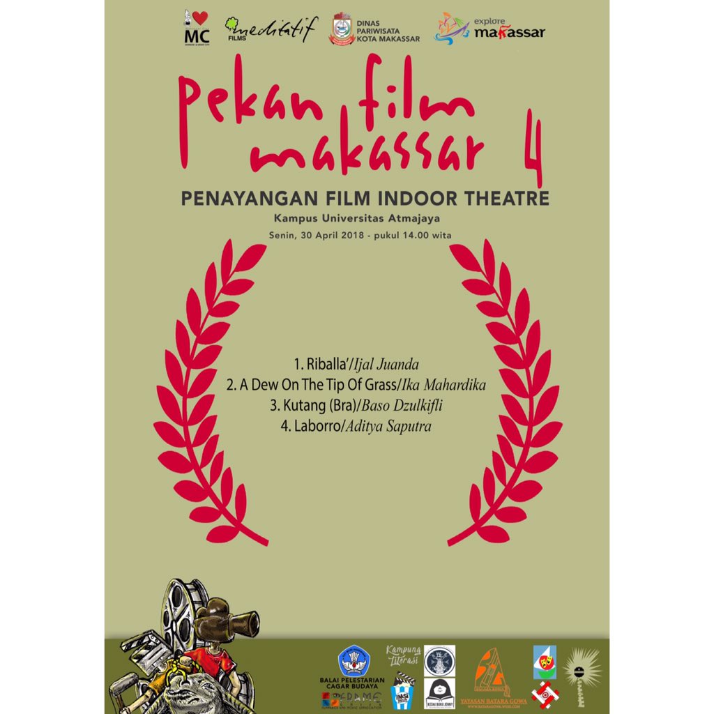 Penayangan dan diskusi film hari ini di Kampus Universitas Atmajaya Pukul 14:00 wita. Yuk Ramaikan!