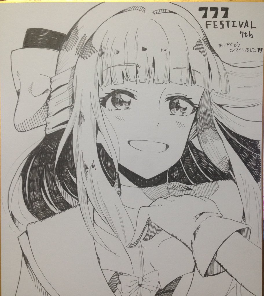 ナナフェス当日持っていく色紙追加
モモカ、スイ、シズカ、スース
#ナナフェス 