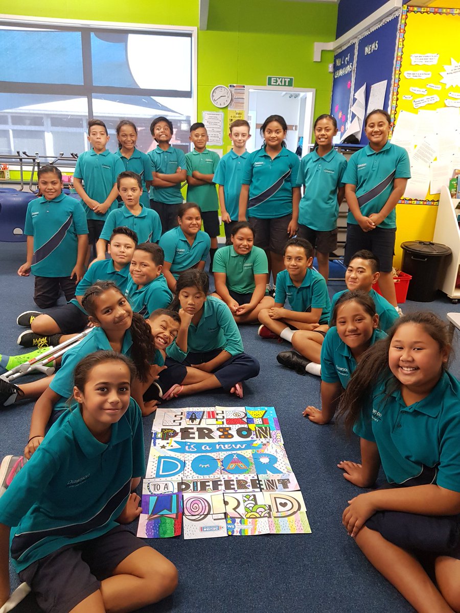 DawsonPrimary's tweet photo. What a great opportunity to be involved in the #getnzwriting #schoolkit activity. The students loved learning about metaphors, random facts and connecting to another school. Thanks @schoolkitnz @WarehouseStat https://t.co/e1uj84G68u
