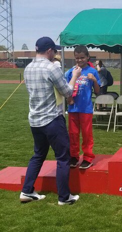 Ms_LesleysClass's tweet photo. Mrs. Mariah, Mrs. Jonny, and I are so proud of 2 of our boys for doing their best at #SpecialOlympics! #one1stplace #two2ndplaces #autismteacher ❤️🥇🥈🥈❤️ https://t.co/a9P03yYjrM
