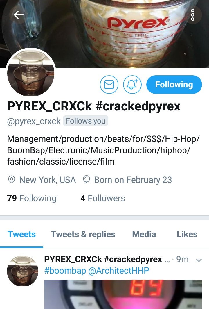 ArchitectHHP's tweet photo. Follow my peeps @pyrex_crxck https://t.co/MdWWxHXC0H