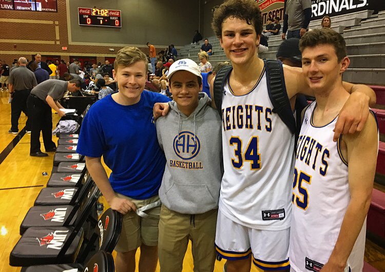ah_hoops's tweet photo. Well that was fun! West All-Star team gets the win!! Congrats to @brandonj612 and @evancarcanagues on a great game! 🐴⬆️ #AHpride #together https://t.co/7oWxrYc1LH