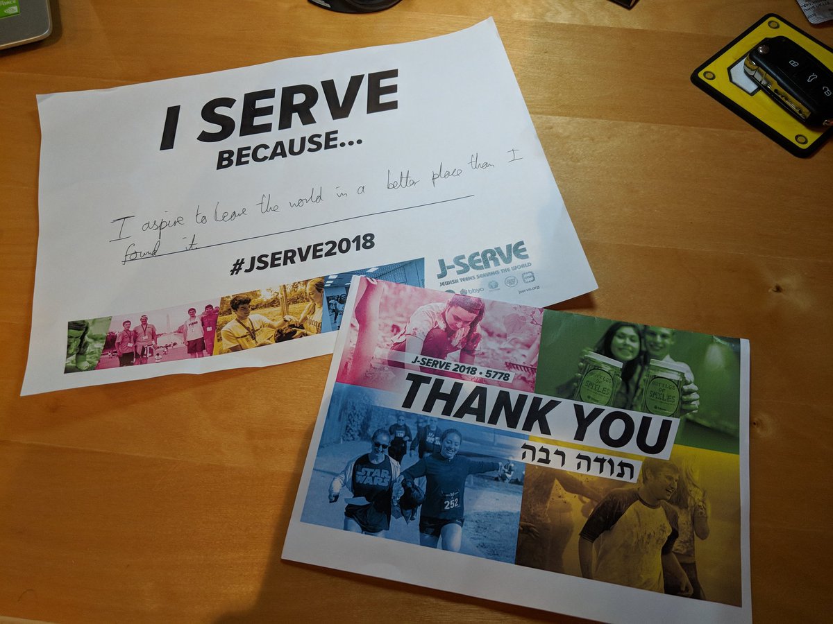 BBYOUKPresident's tweet photo. Had an amazing time at #JServe2018 today!! Huge well done to @bbyo_uki_saco and her committee for all their hard work, and thank you so much to @Jewish_Care and @norwooduk for being a part! Thanks also to our amazing speaker @shoshanabloom
(P.S. don't forget to #fillthetube!) https://t.co/f2tkMt5hbY