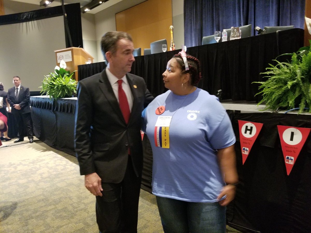 MrsGabrielleW's tweet photo. Such a pleasure to have a governor who is sincerely for education and truly listens. #GovernorNortham https://t.co/z2zLdOSf5A