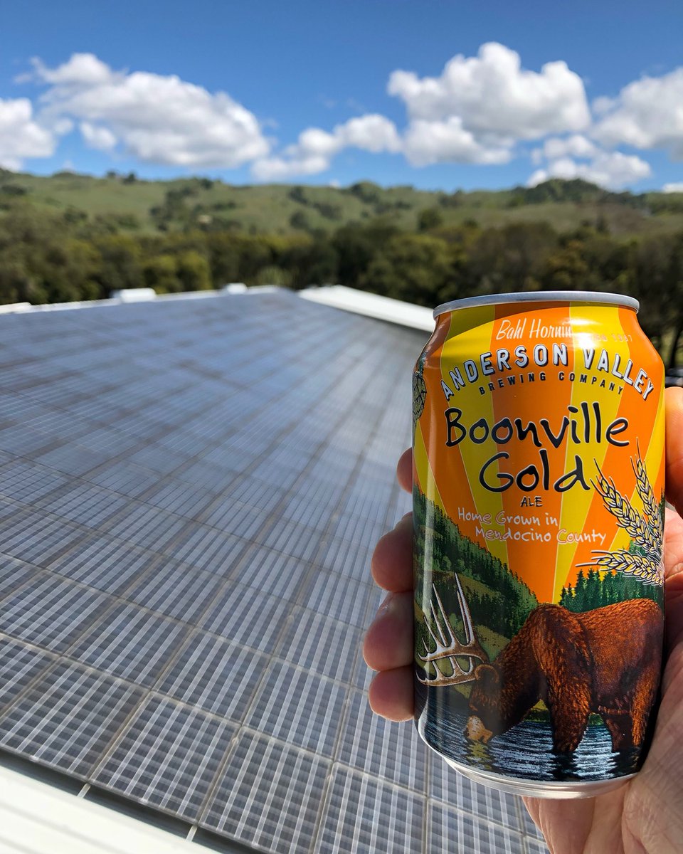 avbc's tweet photo. Using solar-power to brew up liquid gold in the heart of Mendocino County...Happy Earth Day! https://t.co/SbEu0bKgr5