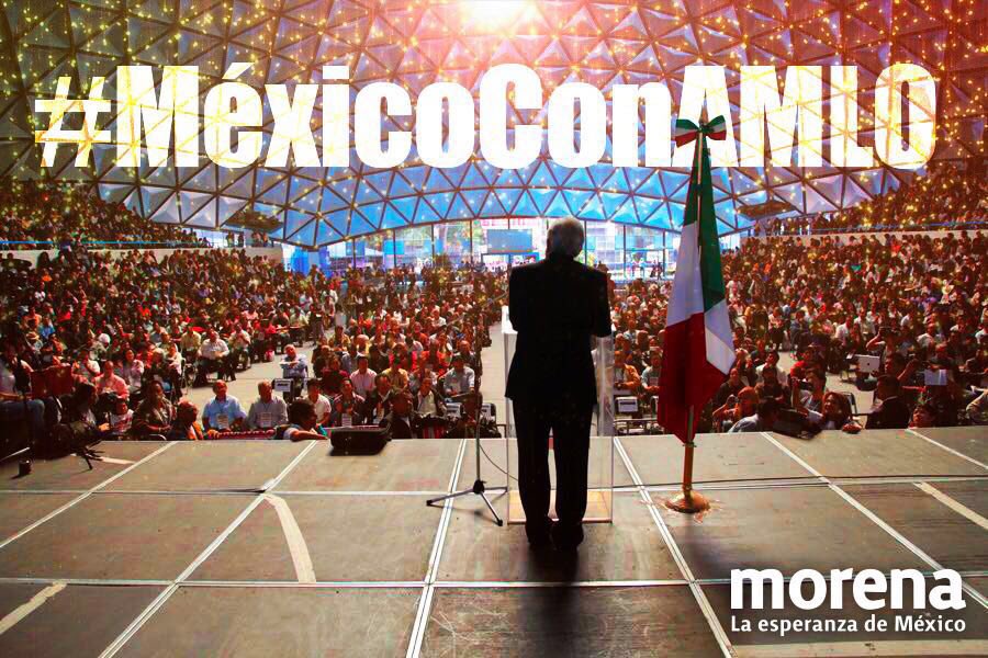 _AraceliDamian's tweet photo. La fortaleza de Morena está en el deseo de transformación y el respaldo popular, apoyemos en redes sociales durante el debate al único candidato que representa una alternativa y un beneficio para millones de mexicanos. #MexicoConAMLO https://t.co/SEaJcPTcME