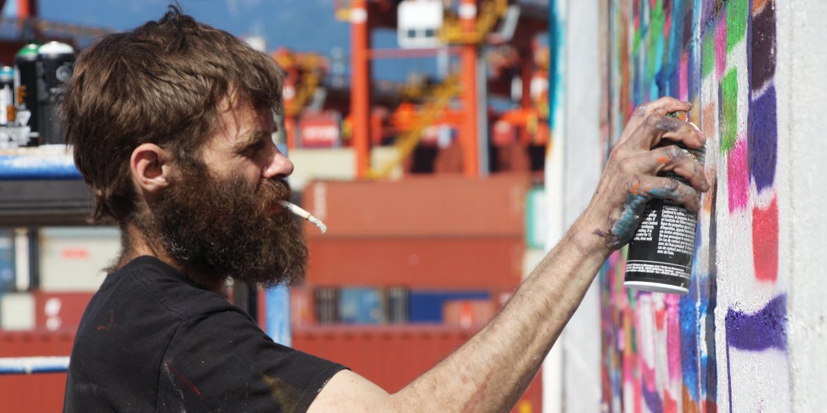 VIFFest's tweet photo. Hey, #Vancouver! The doco on local street artist #KenFoster premieres tmrrw, 8.30pm at #VancityTheatre. Grab your tickets here: https://t.co/ESSiuS35uZ https://t.co/1Gk3ZjV1lg