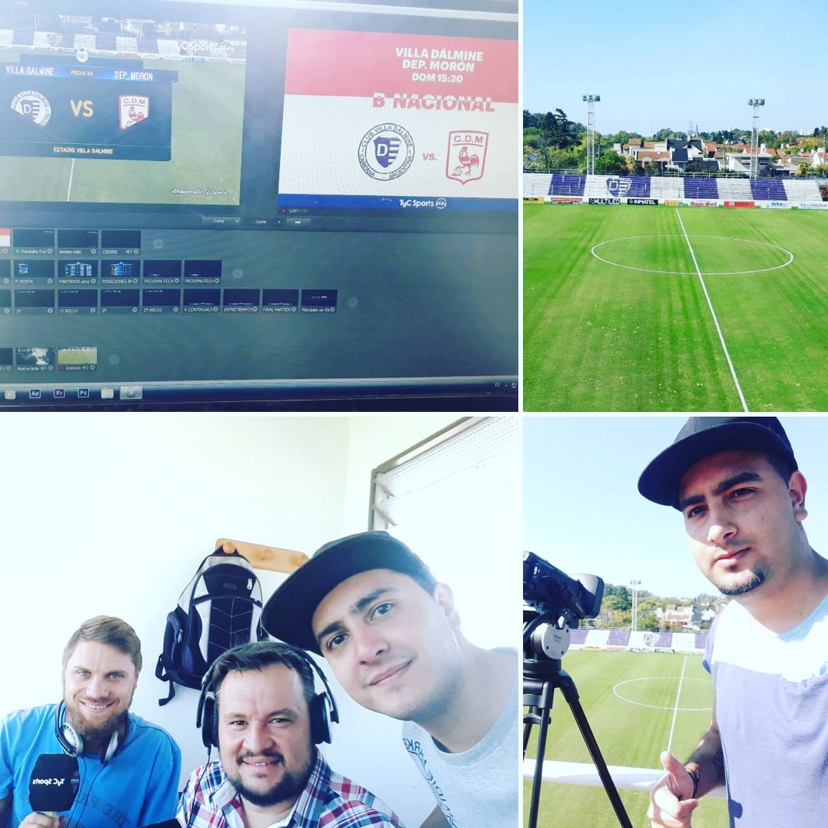 4taparedOk's tweet photo. #BNacionalEnTyCSports
@VillaDalmineOK - @depmoronoficial

🎤 @brualeotti
🎤 @MarianoOliveros
🎥 Martin Medina
🎬 @GonzaloMorelli9

Miralo en vivo por @TyCSportsPlay 
Click aqui: https://t.co/4loZ50vHvW https://t.co/kJcvuGzFI2