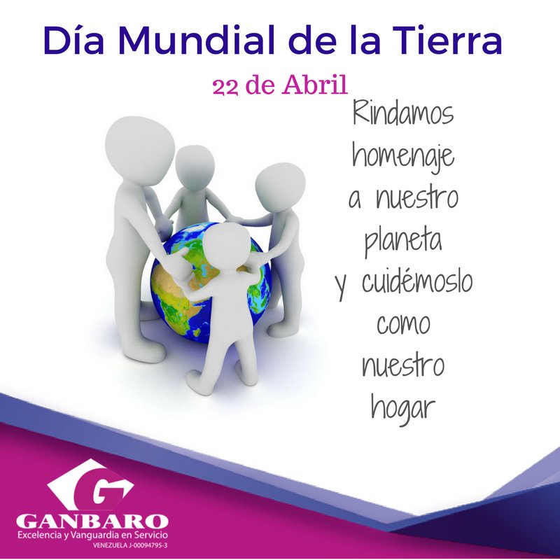 Ganbarove's tweet photo. Hoy celebramos el #DíaMundialDeLaTierra un lugar maravilloso que todos debemos cuidar. La Tierra posee más de 7 billones de habitantes, todos podemos poner nuestro granito de arena para preservar nuestro hogar. https://t.co/M6o5tK9gj7