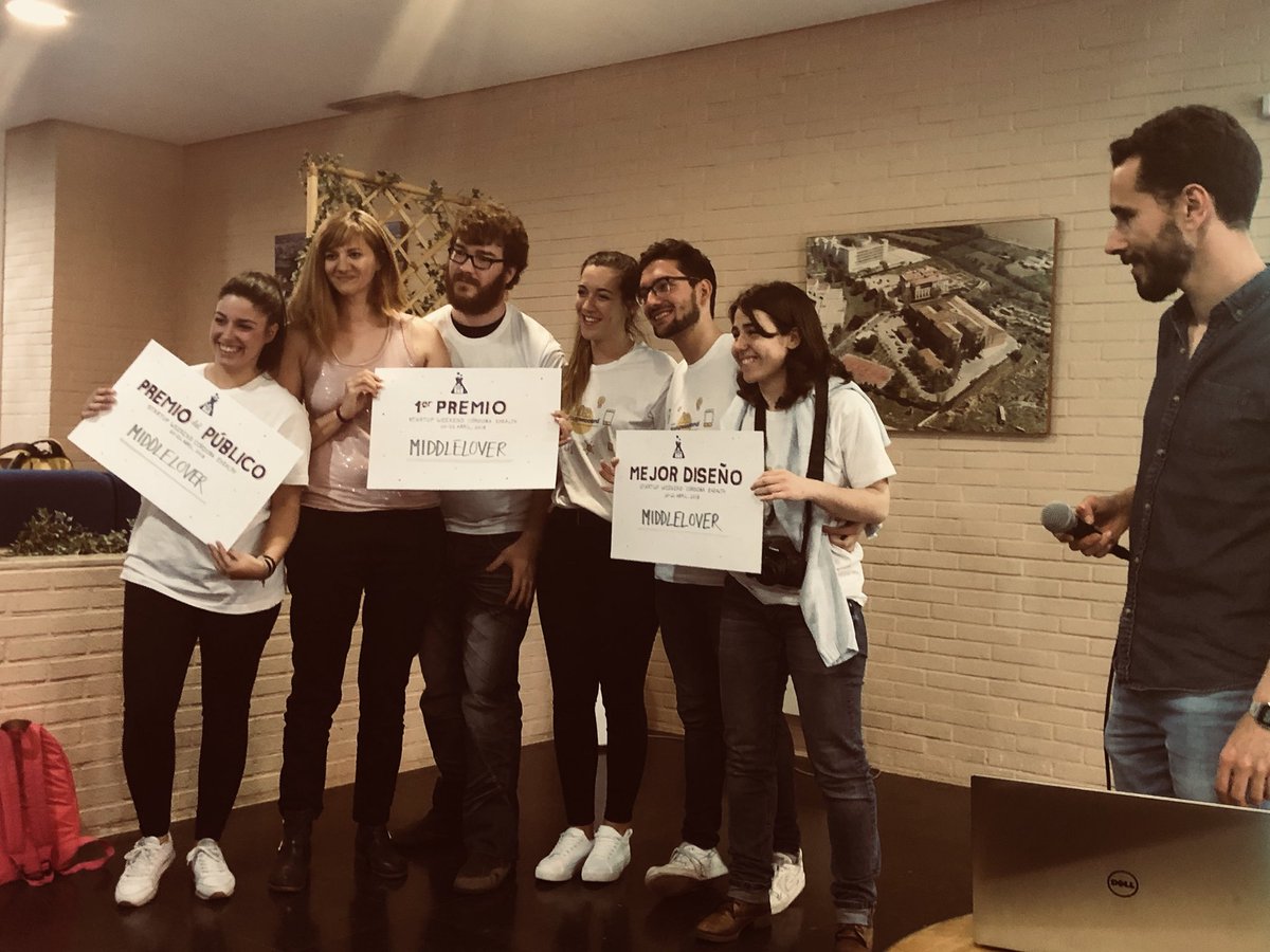 juanrcuadros's tweet photo. 1er premio de la #SWodb 2018 para el proyecto de #Middlelover .Enhorabuena a los participantes, organizadores y mentores. #cordobaESP https://t.co/m0hssoYZtC