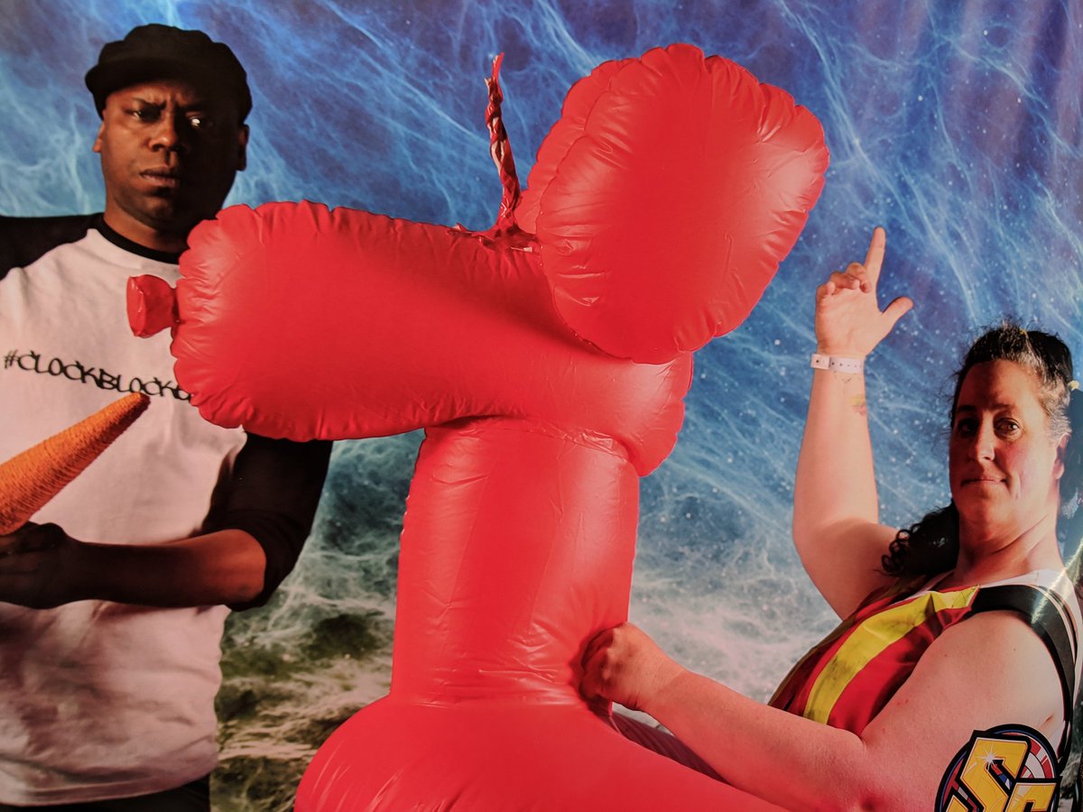 ithrah69's tweet photo. True story. 18 months ago this #brokenforreal happened. The horse that reared up and flipped over on me was red. This summer my cosplay/photo ops are part of my triumphant return๐ thank you @malcolmbarrett U R the first! #RedUnicornReturn https://t.co/w38czdz9r5