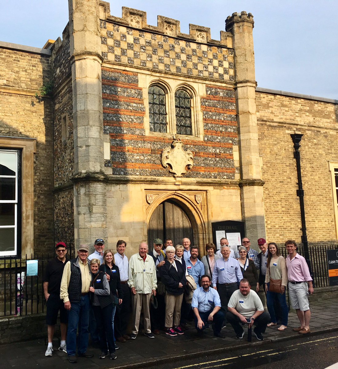 Bury St Edmunds Guildhall - which opens in July - welcomed its 1st visitors this evening! Visitors from the USA on the <a href="/WWIImuseum/">National WWII Museum</a> Masters of the Air tour got a sneak preview of <a href="/GuildhallBSE/">Bury St Edmunds Guildhall</a> incl Suffolk's WWII ops room. #friendlyinvasion 🇺🇸
