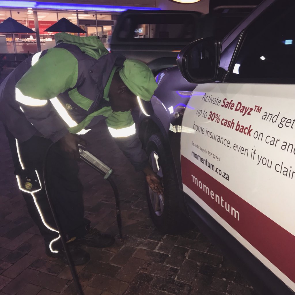 dinitalynette's tweet photo. #safetytip ALWAYS CHECK YOUR TYRE PRESSURE!  I check mine every time I fill up and before big road trips.
Since I activated my #SafeDayz I must admit I have really focused on being a better driver! At the end of the day with this @Momentum_za app this is the goal! https://t.co/Qtg3AZhLls