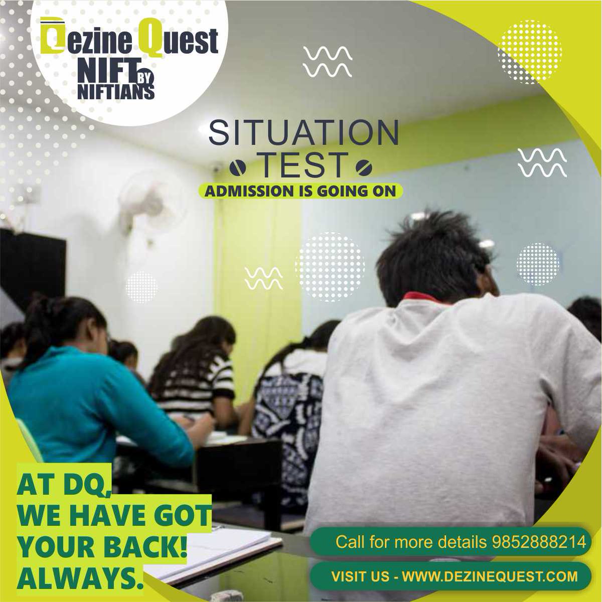 DezineQuest's tweet photo. Last week for situation test.,join Dezine Quest and prepare yourself for examination.
#NIFT #NID #CLASSROOM #SITUATIONTEST #STUDIOTEST #NIFTBYNIFTIAN
#ADMISSIONOPEN #DEZINEQUEST https://t.co/bMJH5ppt5g
