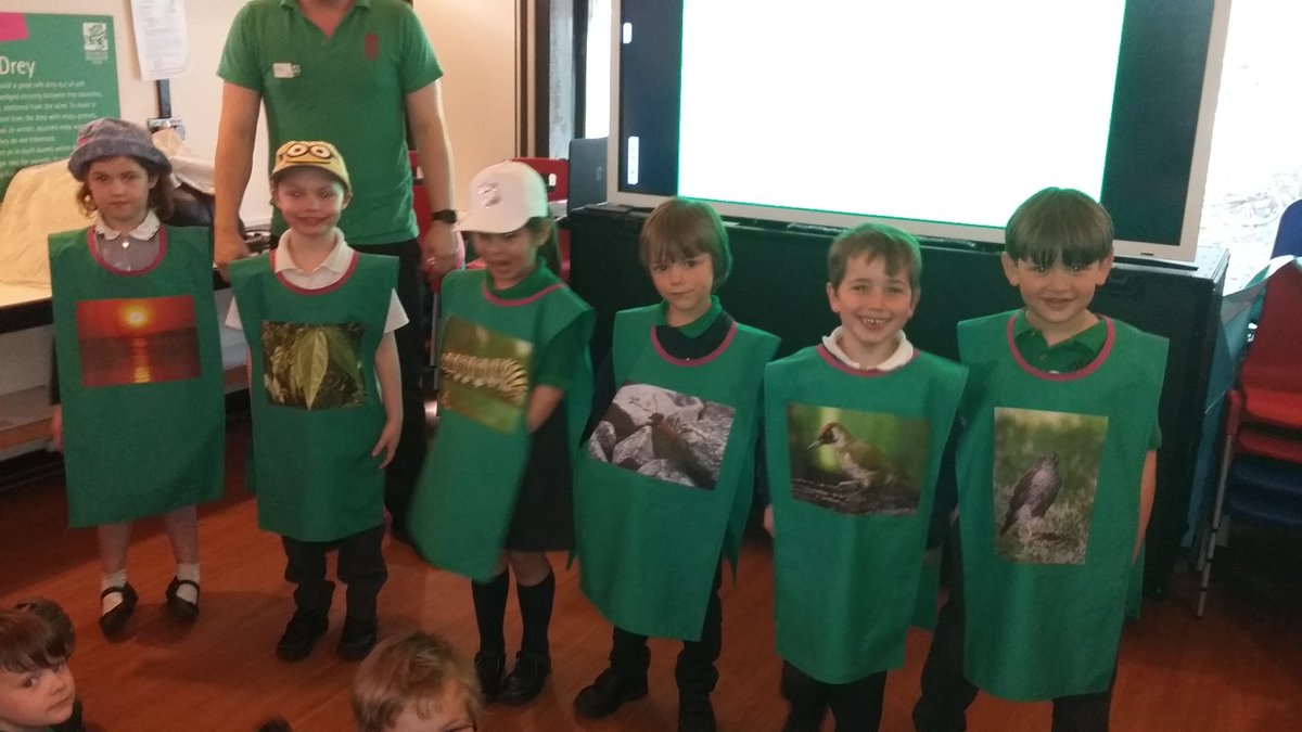 Learning about food chains at the Lookout Centre last week.